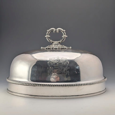1810年頃 英国アンティーク オールドシェフィールドプレート製 クロッシュ